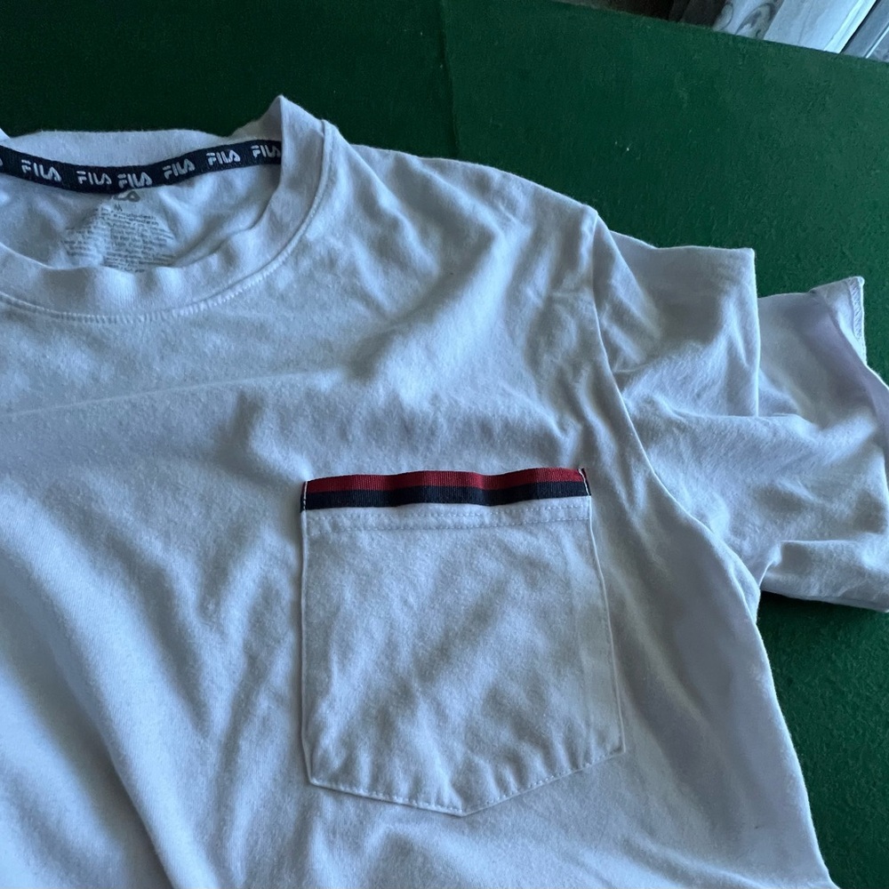 Fila White Men's T Shirt